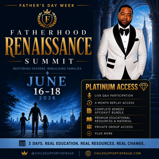 Upgrade To Platinum  - Fatherhood Renaissance Summit